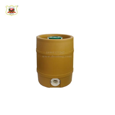 圆形木纹全塑双层啤酒保鲜桶2L