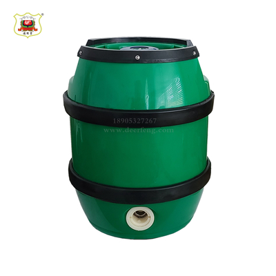 鼓型全塑双层啤酒保鲜桶5L