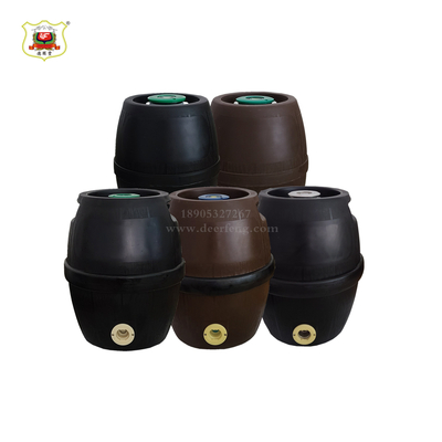鼓型全塑双层啤酒保鲜桶2L5L