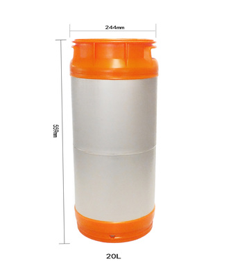 塑料圈不銹鋼扎啤桶20L