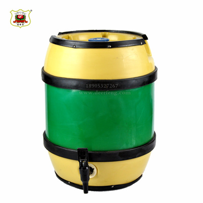 圆型全塑双层啤酒保鲜桶20L