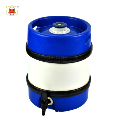 柱形全塑双层啤酒保鲜桶5L10L