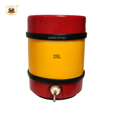 柱形全塑双层卡瓦斯保鲜桶饮料保鲜桶25L