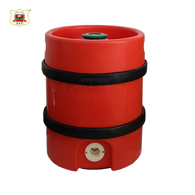 柱形全塑双层啤酒保鲜桶5L