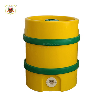 柱形全塑双层啤酒保鲜桶5L