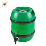 圆型全塑双层啤酒保鲜桶10L