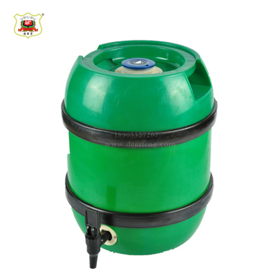圆型全塑双层啤酒保鲜桶10L