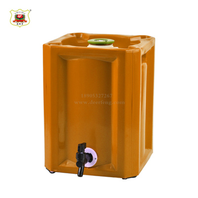 方形全塑双层啤酒保鲜桶5L