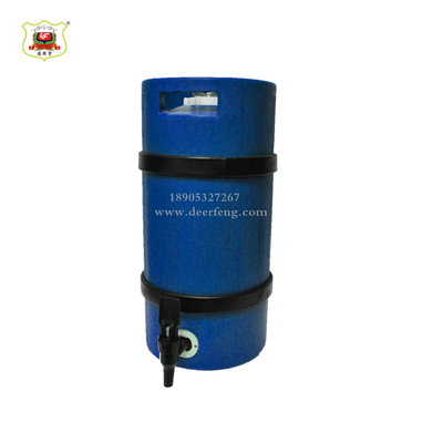 美标全塑木纹双层啤酒保鲜桶5L