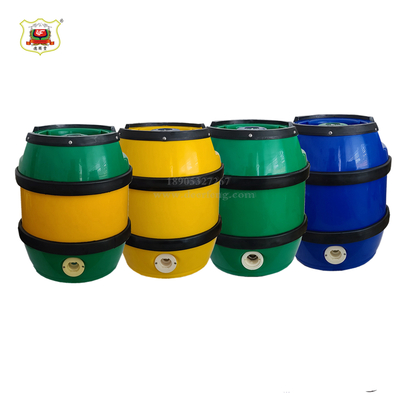 鼓型全塑双层啤酒保鲜桶5L
