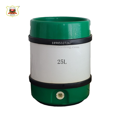 柱形全塑双层卡瓦斯保鲜桶饮料保鲜桶25L