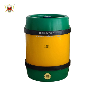 柱形全塑双层卡瓦斯保鲜桶饮料保鲜桶20L