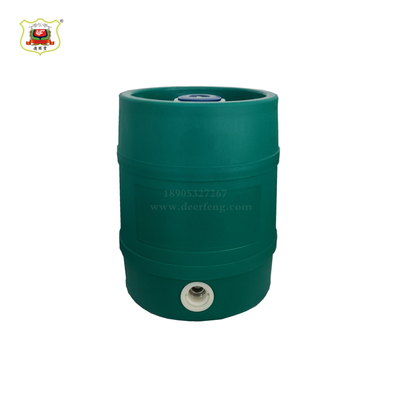 圆形木纹全塑双层啤酒保鲜桶5L