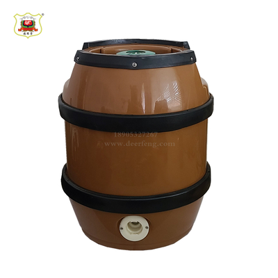 鼓型全塑双层啤酒保鲜桶5L