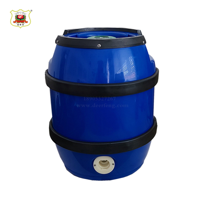 鼓型全塑双层啤酒保鲜桶5L