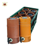 美标全塑木纹双层啤酒保鲜桶2L