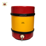 柱形全塑双层卡瓦斯保鲜桶饮料保鲜桶25L