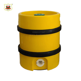 柱形全塑双层啤酒保鲜桶5L