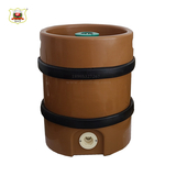 柱形全塑双层啤酒保鲜桶5L
