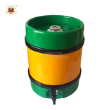 柱形内钢外塑双层啤酒保鲜桶25L