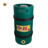 美标内钢外塑双层啤酒保鲜桶5L