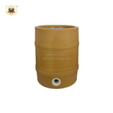 圆形木纹全塑双层啤酒保鲜桶5L