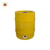 圆形木纹全塑双层啤酒保鲜桶5L